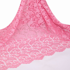 F50264 قابل تنظیم 51-52 &amp;quot;پلی استر لباس ساخت پارچه گیپور دوزی توری برای فروش