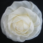 3D نوعی پارچه ابریشمی مصنوعی گل خوشه با پین برای لباس عروسی