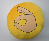 از Emoji شکلک ها زرد کوسن گرد و بالش پر شده مخمل خواب دار اسباب بازی