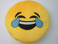 از Emoji شکلک ها زرد کوسن گرد و بالش پر شده مخمل خواب دار اسباب بازی