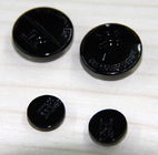 دکمه های قابل استفاده مجدد / قابل حمل لباس سفارشی برنجی نقش برجسته، رنگارنگ