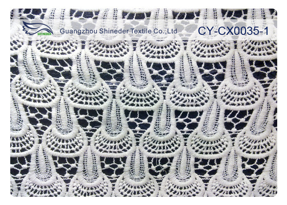 OEM / ODM پارچه توری دوزی شده برای ملافه و منسوجات خانگی CY-CX0035-1