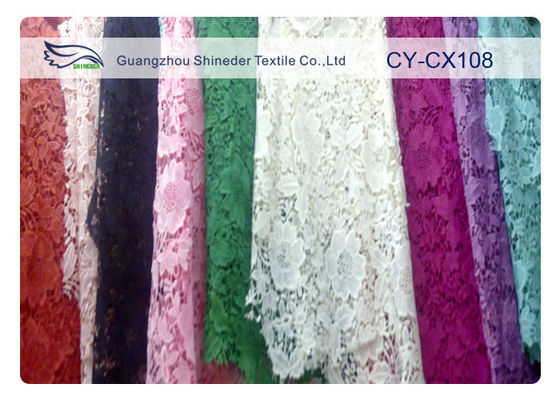 پارچه توری نایلون پنبه ای با عرض 120 سانتی متری CY-CX108