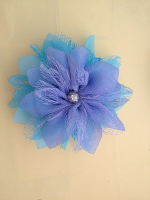 گل آبی خوشه، گل پارچه ای corsages برای کودکان لباس