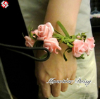 مواد فوم مصنوعی گل رز دکور عروسی خوشه مچ دست گل