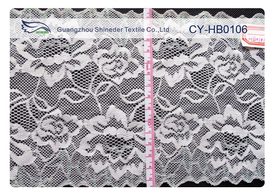 OEM / ODM طراحی نایلون توری با مواد الاستیک برای پیراهن CY-HB0106
