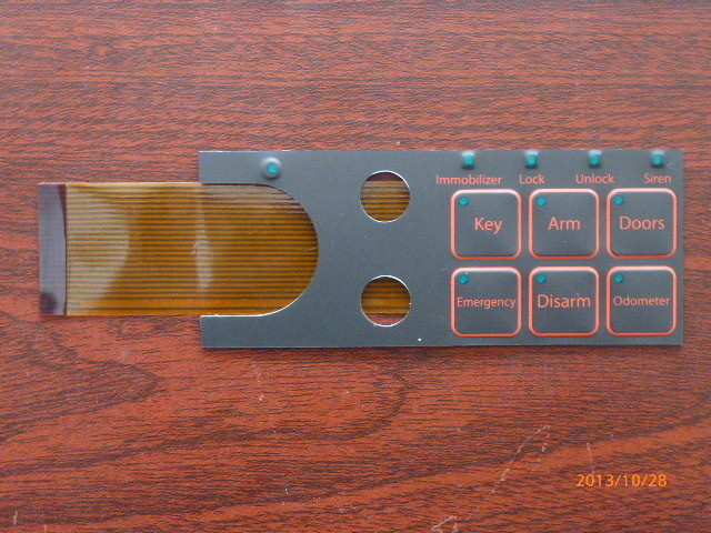 دکمه فشار سفارشی دکمه صفحه نمایش لمسی غشای صفحه کلید 0.05mm - 1.0mm